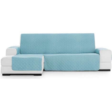 Housse de canapé Chaiselong Normale Gauche rembourrée et antidérapante - Housse de canapé Chaiselongue Turquoise Protection complète, Confort et Style, Design réglable et Lavable (1/5)