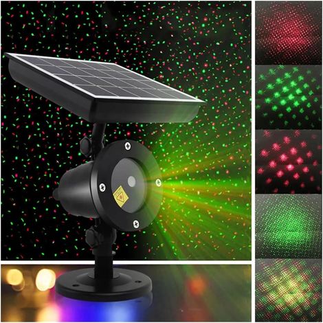 Weihnachtsprojektor für den Außenbereich, Solar-Projektor für den Außenbereich, Sternenhimmel-Bühnenprojektor, Regendusche, Weihnachtslandschaft, Garten, Rasen (1/5)