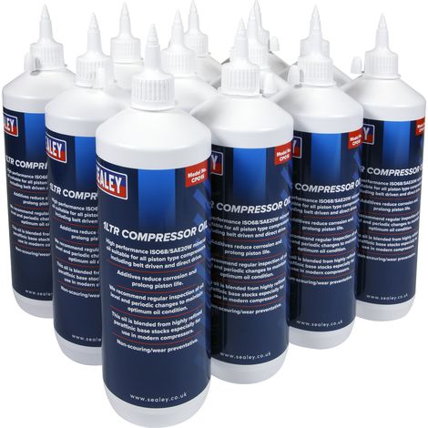 Sealey Compressor Oil 1L - Pack of 12 CPO/1