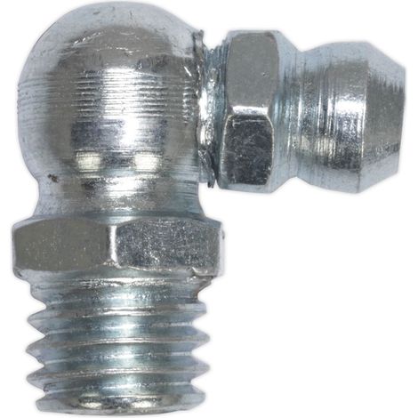 Sealey GNI14 90 Grease Nipple 1/4""UNF - Pack of 25