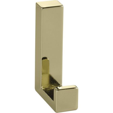MantelHaken Doradus GarderobenHaken 15x61mm, Haken ZN vermessingt poliert
