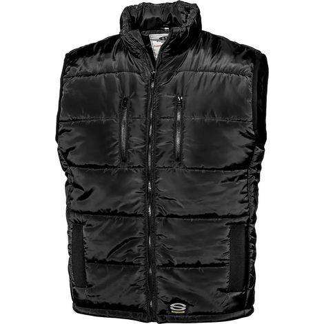 SIR SAFETY SYSTEM KENDO Gilet de travail anti-froid multipoches noir Taille L