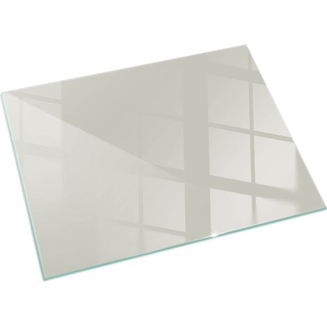 Plaque Rectangulaire décorative de protection avec impression sous cheminée pour salon Couleur Crème clair 60x40 cm (1/5)