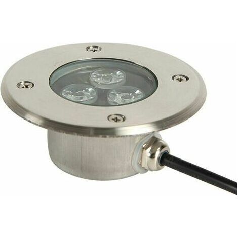 Tigrezy Spot Encastrable LED Exterieur Terrasse Très Mince 3W Spot LED Encastrable Exterieur IP68 Étanche Corps en Acier Inoxydable Utilisé pour Trottoir Extérieur. Terrasse. Jardin. Parc (1/5)