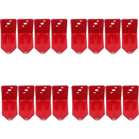 Support pour extincteur 20 lb en fer rouge, conception L (1/5)