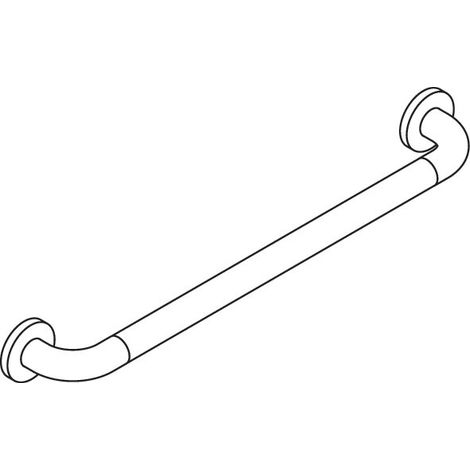 HEWI 801.36B136 92 Poignée de maintien Ser 801, mat, Ø 33 (1/2)