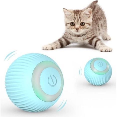 Katzenspielzeug, 43 mm Katzenball mit Selbstaufwärtsbewegung, USB-Ladefunktion, Typ-C, Grün (1/3)