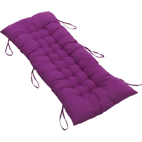 Purple Soft and Comfortable Office Sofa Chair Cushion Recliner Cushion 110cm(W) x 40cm(D) (1/5)
