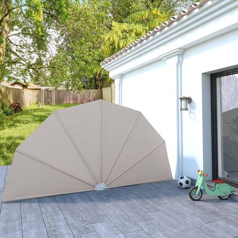 Auvent latéral pliable de terrasse Crème 200 cm (1/5)