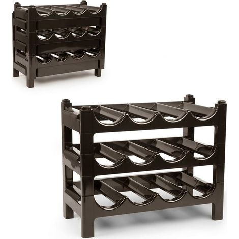 Set 6 Portabottiglie / Cantinetta Hemax Wengue (1/4)