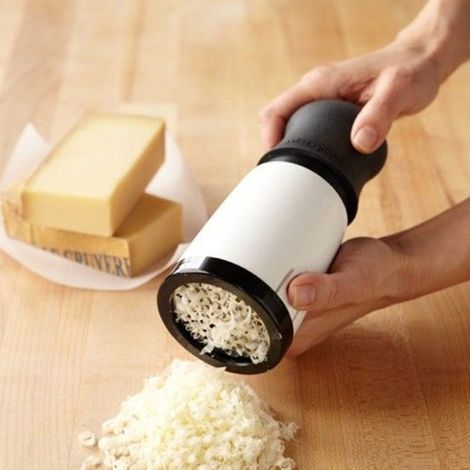 Hachoir à fromage durable et pratique en acier inoxydable 304 pour couper et râper rapidement le fromage (1/4)