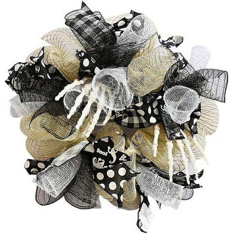Guirlande Décorative Automne - Couronne Porte Citrouille Baies Feuilles Érable Artificielles - 40 Cm - 1 Pièce (1/5)