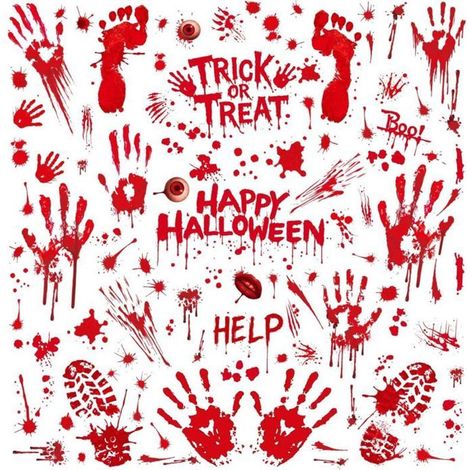 Autocollants de fenêtre Halloween - Unbrand - 104 pièces - PVC - Décorations d'Halloween - Facile à appliquer (1/5)
