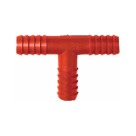 Accesorio de plástico de 3 vías T Mm 18