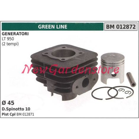 Cilindro pistone segmenti GREEN LINE motore decespugliatore LT 950 012872