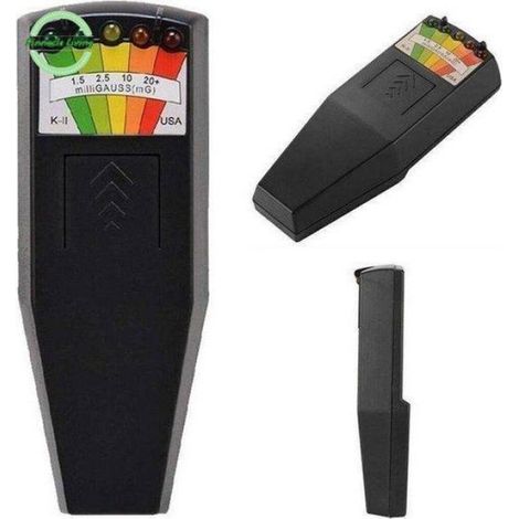 1 Détecteur EMF, Indicateur LED 5 niveaux, Boîtier ABS robuste, Pour chasse aux fantômes et sécurité