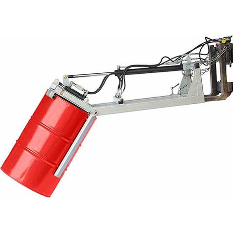 Manipolatore automatico per fusti - Fusti metallici o plastici con bordo da 220 L - Guaina per carrello elevatore - Carico max 350 kg - 845009587