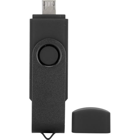 GB tragbarer OTG Micro-USB 2.0-Flash-Speicher, Schwarz, für Smartphones und Tablets (1/5)