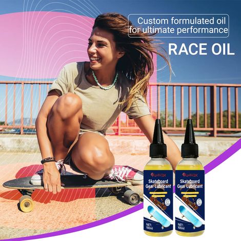 Schmiermittel für Skateboards, Wartungsmittel für Radlager, Öl zur Geräuschreduzierung und zum Rostschutz, Schmiermittel für Universalrollen und Rollschuhrollen sowie Rostentferner. (1/5)