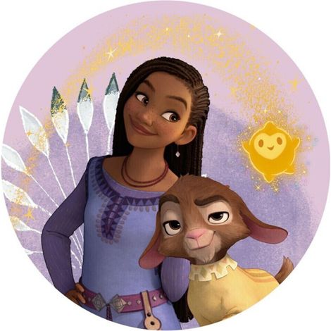 Coussin Rond - Wish, Asha et La Bonne Etoile 35x35 cm (1/2)