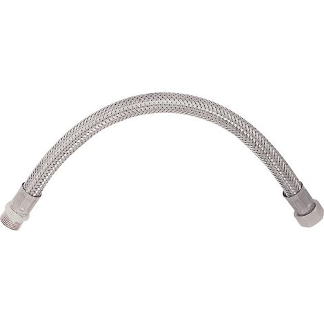 Somatherm for You - Flexible Sanitary Right Male Connection 15/21 (1/2 ') - Female destro Fourant 12/17 (3/8') - Lunghezza 50 cm - DN8