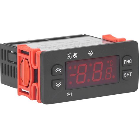 Thermostat 230 V CA avec affichage numérique commutable en Fahrenheit/Celsius pour réfrigérateur/glacière (1/5)
