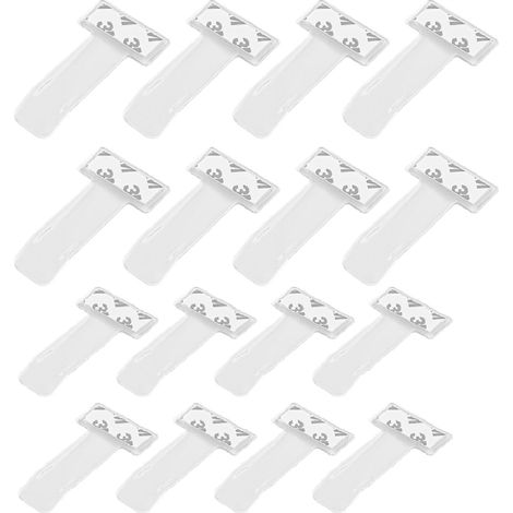 16 Pièces Clip de Ticket de Pare-Brise, Clip de Ticket de Parking, Transparent Plastique Tickets Parking Clips, Clip de Ticket Auto-adhésif pour Pare-Brise de Voiture (1/5)