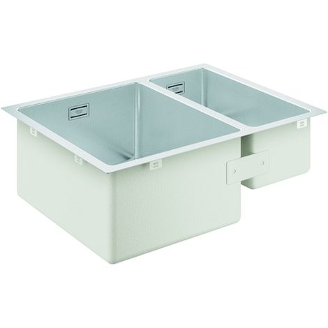 Grohe - Spülbecken K700 mit Ablauf, 60x45 cm, gebüsteter Edestahl 31577SD1 (1/2)