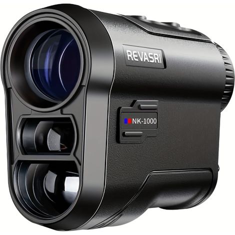 Télémètre de golf REVASRI 914,4 m avec compensation des vibrations et de l'inclinaison du drapeau, chargement USB-C, monoculaire à grossissement 6x (1/5)