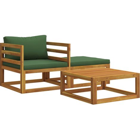 3 stk. Modulares Sofaset mit Kissen vidaXL
