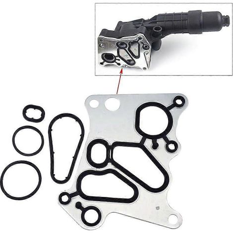 Joint d'étanchéité de radiateur d'huile moteur pour M271 E250 E300 E350 E400 E500 E550 C180 C200 C250 (1/4)