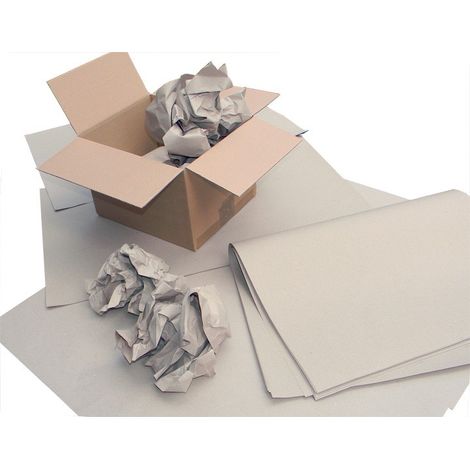 Lot d'environ 225 Feuilles de calage en papier 100% recyclé