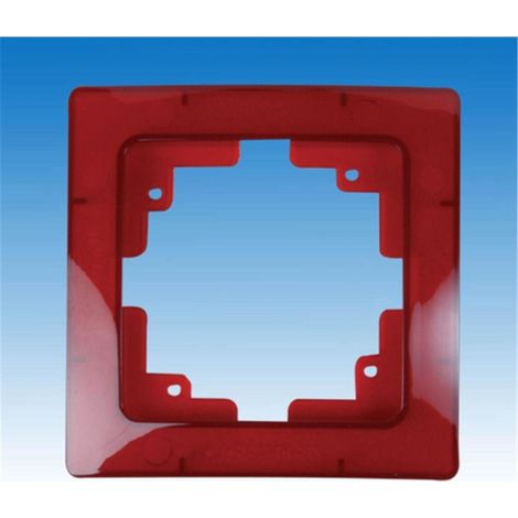 Unitec Abdeckrahmen 1f Monaco S206 rot Rahmen Blende
