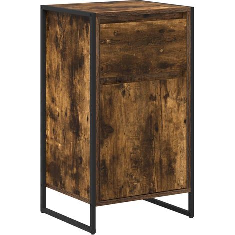 Credenza Quercia Fumosa 43 x 36 x 75,5 cm Legno multistrato vidaXL