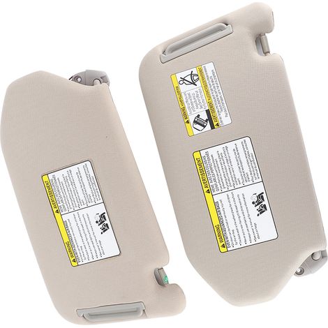 Paire de pare-soleil gauche et droit 964019PB0A compatibles avec Pathfinder (Platinum, SL, SV) 2013-2018 Gris (1/5)