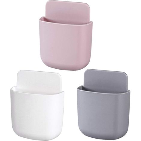Support mural pour télécommande, boîte de rangement pour pinceaux cosmétiques (1/5)