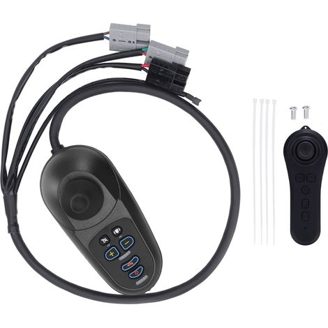 Contrôleur de chaise électrique, Joystick intégré 50A universel avec connecteur de frein magnétique à courant élevé, télécommande