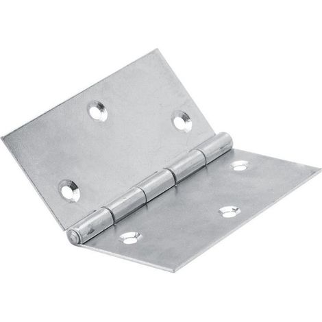 Charnière universelle acier pour meuble, L.100 x l.100 mm