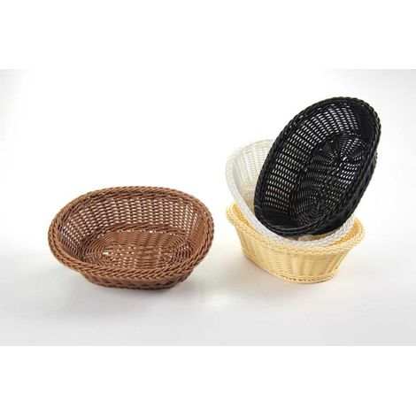 Cestino Portapane Pane da Tavola Sintetico Ovale 24 x 17 x 8 cm 4 Colori (1/2)