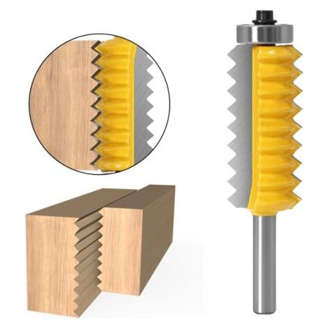 8 mm Schaft Nutfräser für erhabene Paneele, Klebeverbindungen, Fräser für Holzzapfen, Zapfenfräsen, konisches Zapfenfräsen, Zapfenfräsmaschine (1/3)