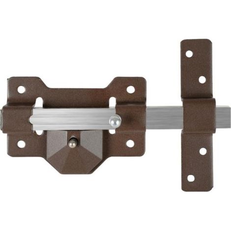 CAYS cerrojo b-1p pintado , Cerrojo B 1P PintadoCilindro redondo de 45mmApertura interior con pulsador y exterior con llaveAncho de placa: 120mmIncluye 3 llaves de (1/2)