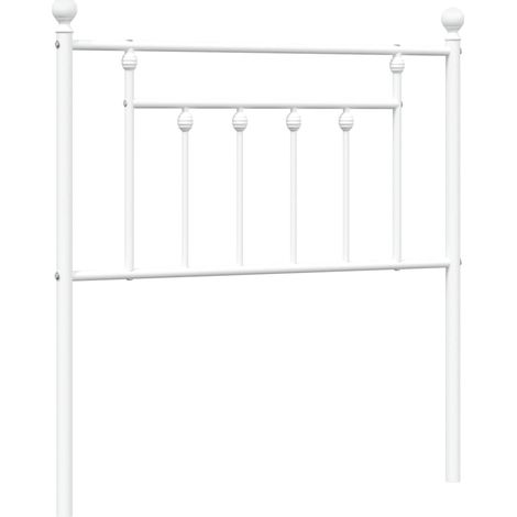 Tête de lit métal blanc 80cm (1/5)