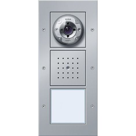 Gira Poste de porte vidéo AP simple Touche Anthracite [126967], 1269 67