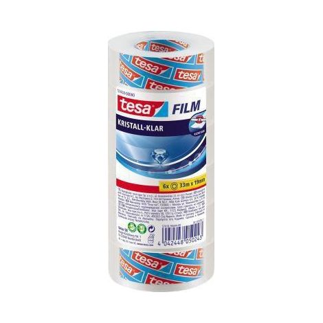tesa 57418-00000-02 Klebefilm kristall-klar Transparent (L x B) 33 m x 19 mm 6 St. (1/4)