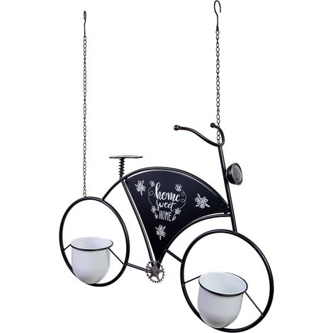 Bici decor de metal con dos cestos 85x22x98h cm (1/5)