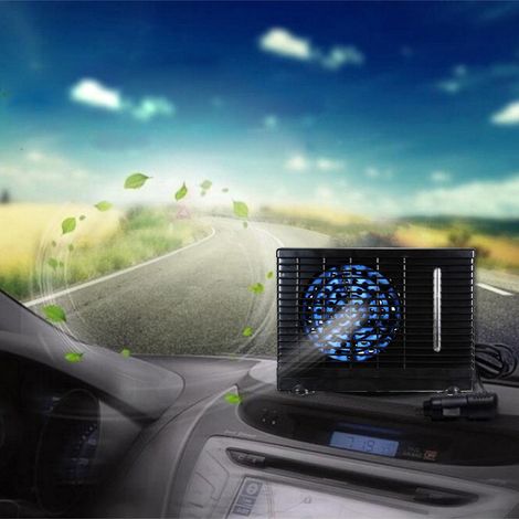 Mini-tragbare 24V-Klimaanlage für Auto, LKW oder Zuhause universeller Verdunstungsluftkühler-Ventilator geringer Stromverbrauch geeignet für Fahrzeuge und den Innenbereich. (1/5)