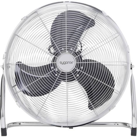 Sygonix FE-50A Ventilatore da terra 140 W (Ø x A) 590 mm x 590 mm Argento (1/3)