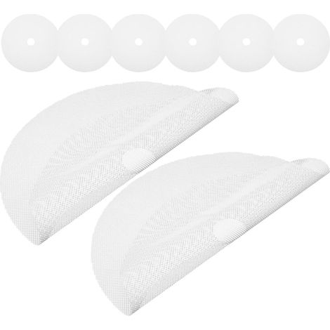 FOMIYES Lot de 8 Tapis de Cuisson en Silicone Antiadhésifs Ronds 33 Cm, Feuilles de Déshydratation Réutilisables pour Déshydrateur Fruits et Légumes, Accessoires Solide pour Séchage'-'- (1/5)