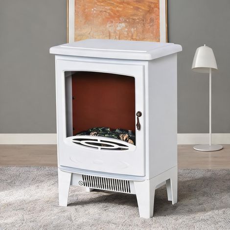 Cheminée électrique sur pied avec flammes LED et chauffage 1800 W (1/5)