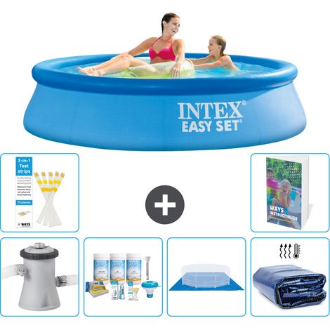 Intex Piscine Easy Set Ronde - 244x61 cm - 7-pièces S289 (1/5)